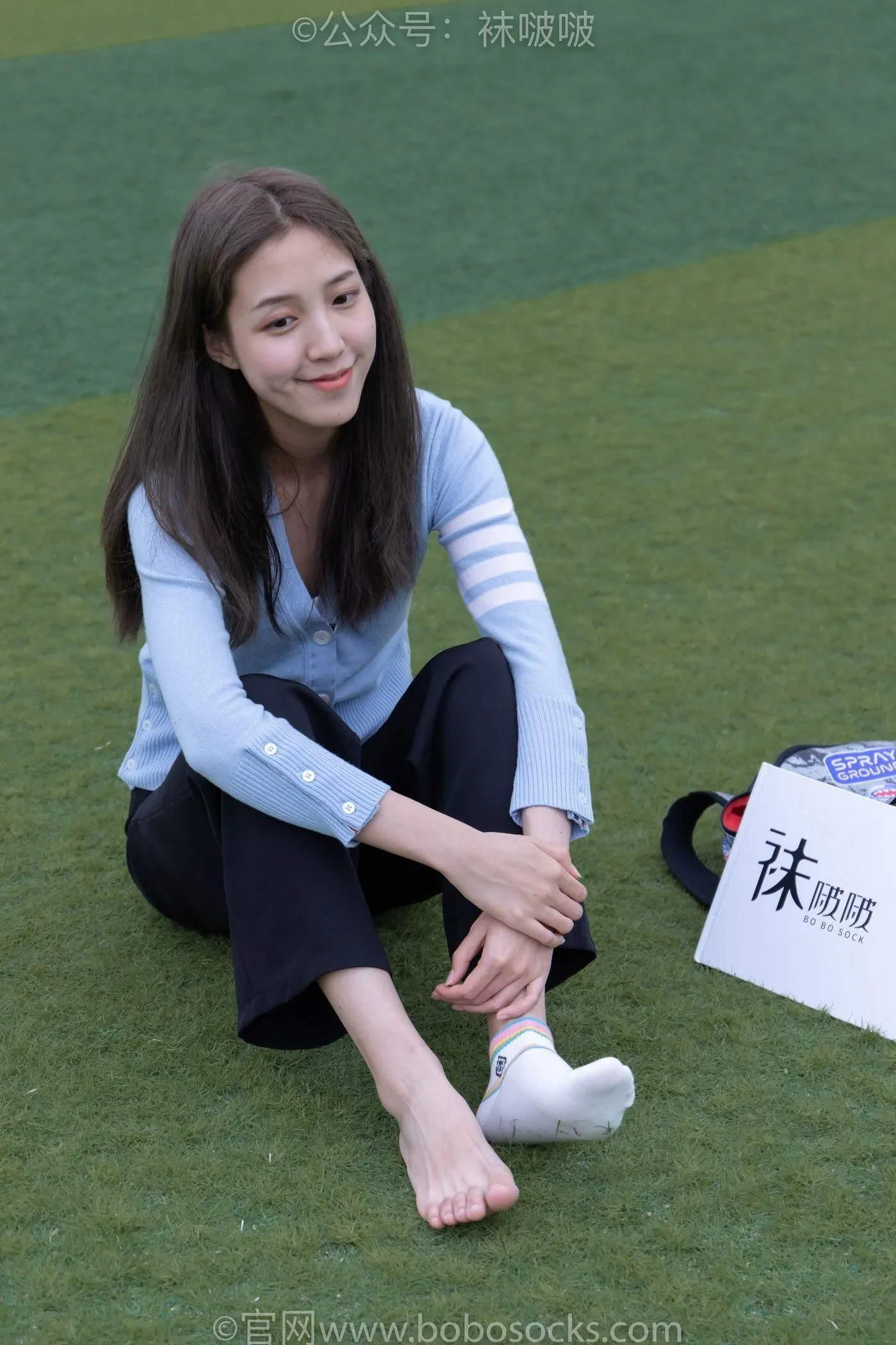 [BoBoSocks袜啵啵]NO.021 泡芙-板鞋、白棉袜、裸足 [131P]插图7